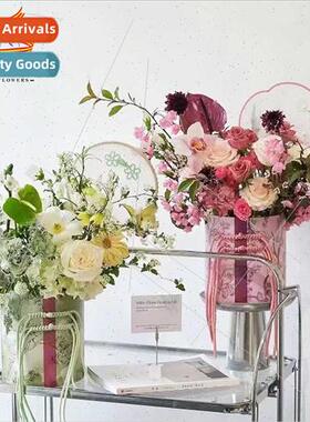 Flower Cuddle Bucket Bouquet Fresh Flowers Round Flower Box