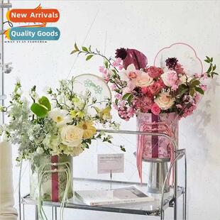 Flower Cuddle Bucket Bouquet Fresh Flowers Round Flower Box
