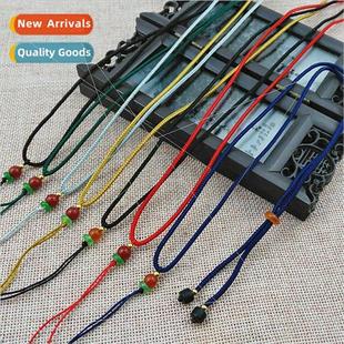 necklace chalcedony rope DIY emerald Gold accessories beads