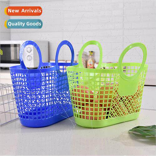Plastic Carrying Basket Storage Basket Bathroom Soft Body Sh