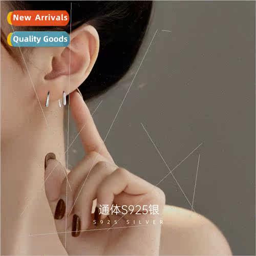 S925 silver earrings female 2022 new nd water drop ear hooks