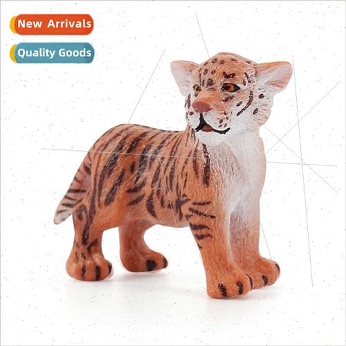 Wildlife tiger model small red tiger cubs children cognive s