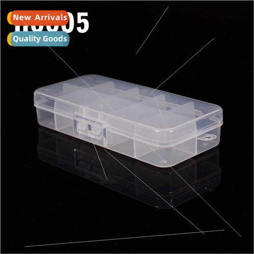 10 compartments transparent plastic fishing tackle box ba fa