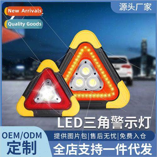 Car Tripod Warning gn Car Tripod LED Solar Emergency ghts Ve