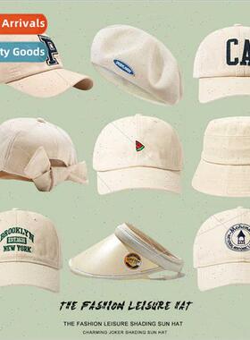 2022 spring summer new beige baseball cap male tide Englretr