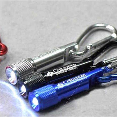 Columbia mini bright LED flashlight mountaineering buckle ke