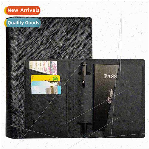 Korean  multi-color cross pattern PU passport holder multifu