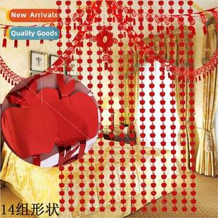 New Valentine Day Party Decoration Door Curtains Wedding Roo