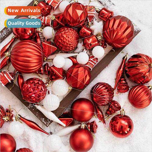 New hand-painted 8cm Christmas ball luxury handheld set Chri