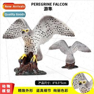 model ornaments animal wild static bird toys peregrine solid