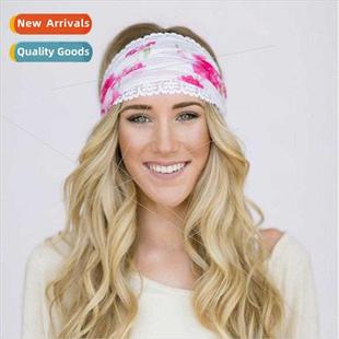 lace printed hair Hair Europe Women bands accessories