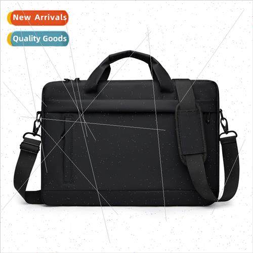 Leather film laptop bag 15 inch 16 inch shoulder bag male la