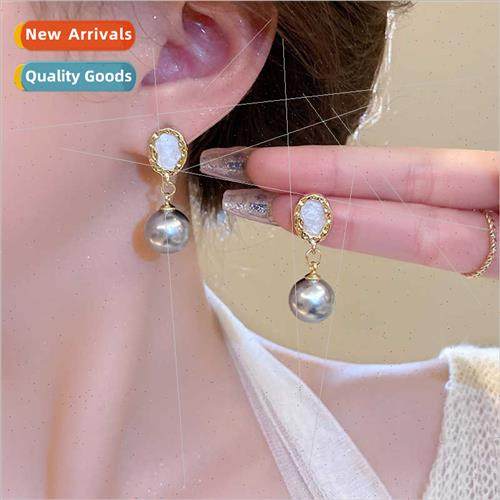 French pearl earrings new 2023 gentle wind earrings female e