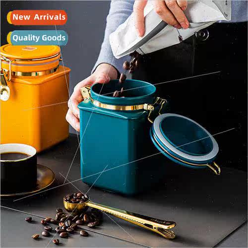 Coffee canister sealed canister one-way exhaust valve coffee