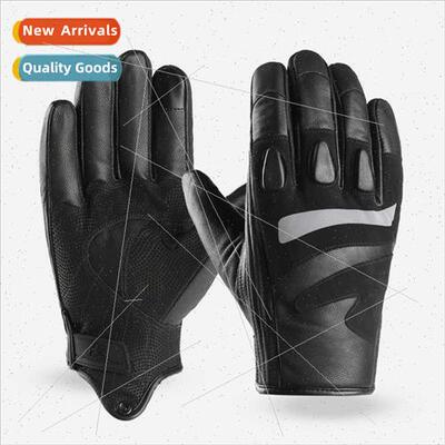 Winter outdoor riding touch screen gloves padded men waterpr
