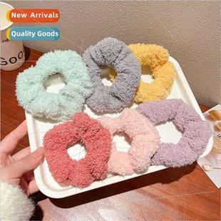 girl simple rope fluffy high bMori ltle elast hair