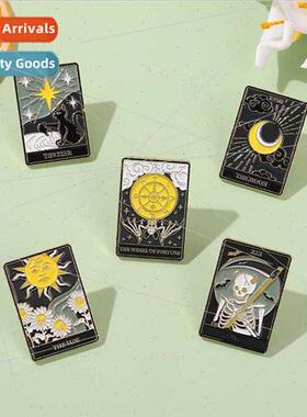 New Western mystical beliefs tarot card shape alloy lacquer