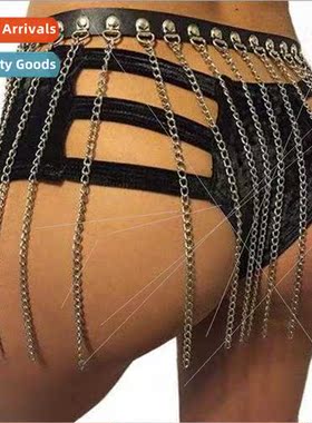 Europunk Gothic Dark Set Dance Binding Chain Belt