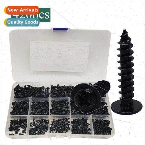 420pcs boxed round head Phillips screws wh gasket pan head w