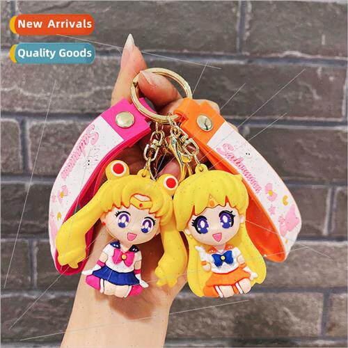 licone cartoon girl cartoon doll doll charm backpack car pen