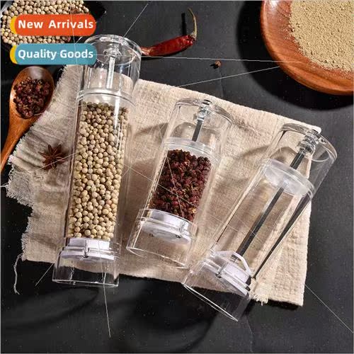 Acrylic Cylinder Pepper Pepper HGrinder Kchen ing Tool Peppe