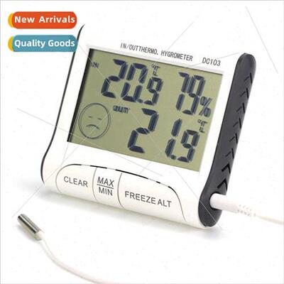 DC103 Indoor Outdoor Thermometer Hygrometer Portable Tempera