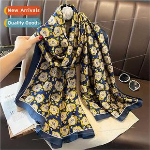 2023 Camellia fashion summer sunscreen beach towel female si