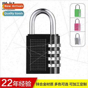 Zinc alloy 4-dig combination lock padlock mechanical luggage