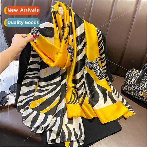 2023 new fashion simulation silk temperament oversized summe