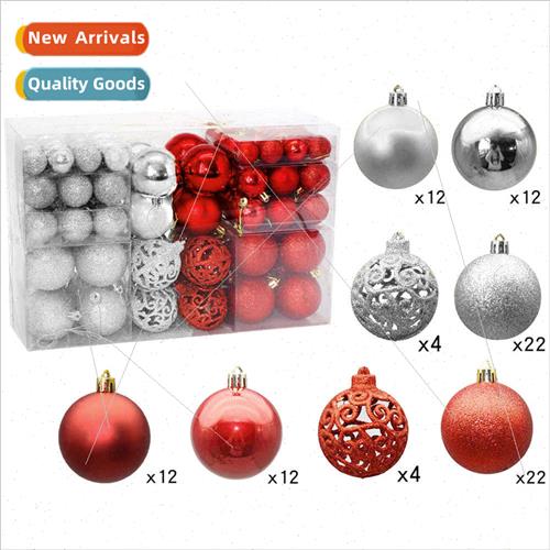 New gift box mixed Christmas ball decorations 100PCS electro