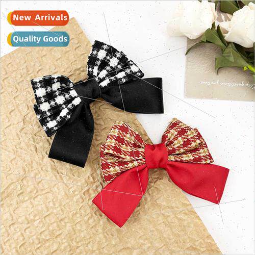 Korean  autumn winter  bird nest bow hairpin female temperam