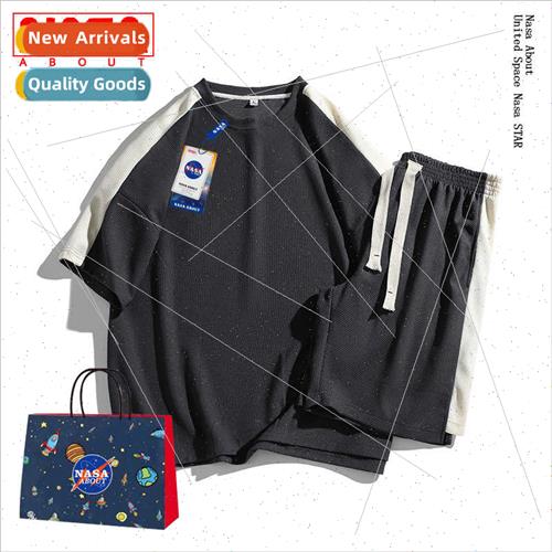 nasa official flagship  cool feeling short sleeve shorts su