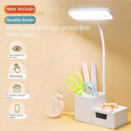 Table Lamp  Pen Holder Eye Care Rechargeable LED ght L