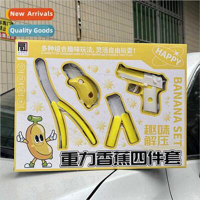 Big Box Novelty Gravy Banana Cutter Toy 3D Banana Butterfly