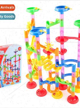 Children educational  Ejecting Variety Slide Building Blocks