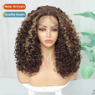 Brown Ombre Front Fashion Lace Hair Wigs Curly Europe Small