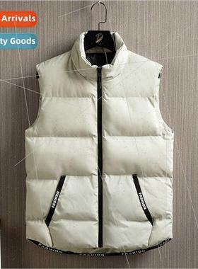Cotton vest men fall winter warm fashion loose comtable shou