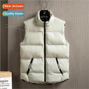 Cotton vest men fall winter warm fashion loose comtable shou
