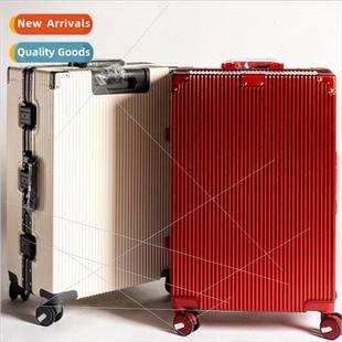 Aluminum frame luggage trolley case durable male 26-inch lar