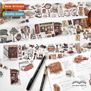tape sketching ins long hand creative strip diary PET travel