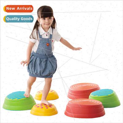 children sports toys crossing river stone sensory training l