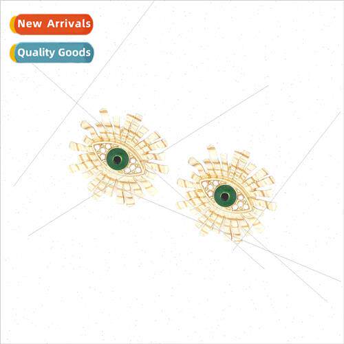 fashion devil eye earrings personalized irregular metal earr