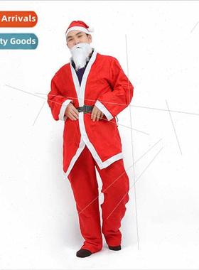 Christmas s Gingham Men Clothing Santa Claus Dress Up Clothe