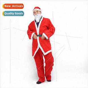 Christmas s Gingham Men Clothing Santa Claus Dress Up Clothe