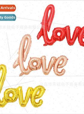 amese love aluminum film letter balloon confession proposal