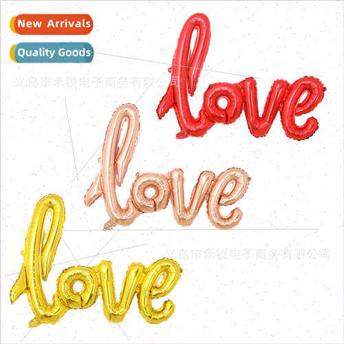amese love aluminum film letter balloon confession proposal