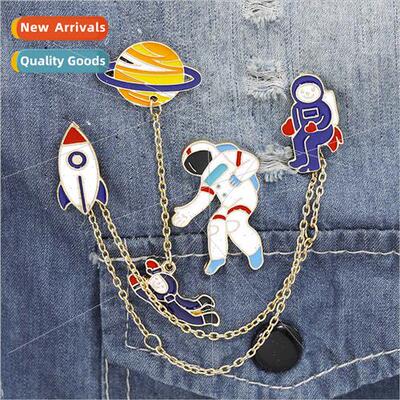Japan Korea Fashion Space Series Creative Astronaut Rocket P