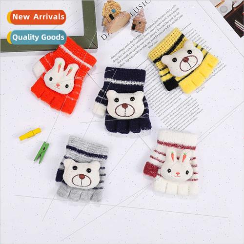 Gloves 2-5 years old winter men women children gloves half-f