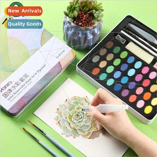 Solid watercolor paints 适用beginners children art students
