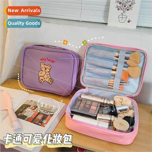 Cartoon cute large-capacy makeup bag Korea ins girl heart cr